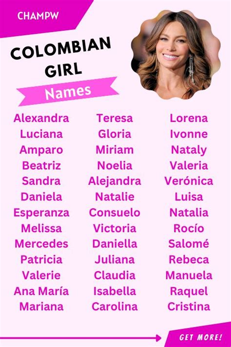 colombiaanse meisjesnamen|150 Most Popular Colombian Girl Names, With Meanings